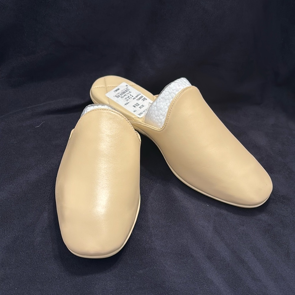 Sam Edelman NWT eggshell leather slide/mule 7.